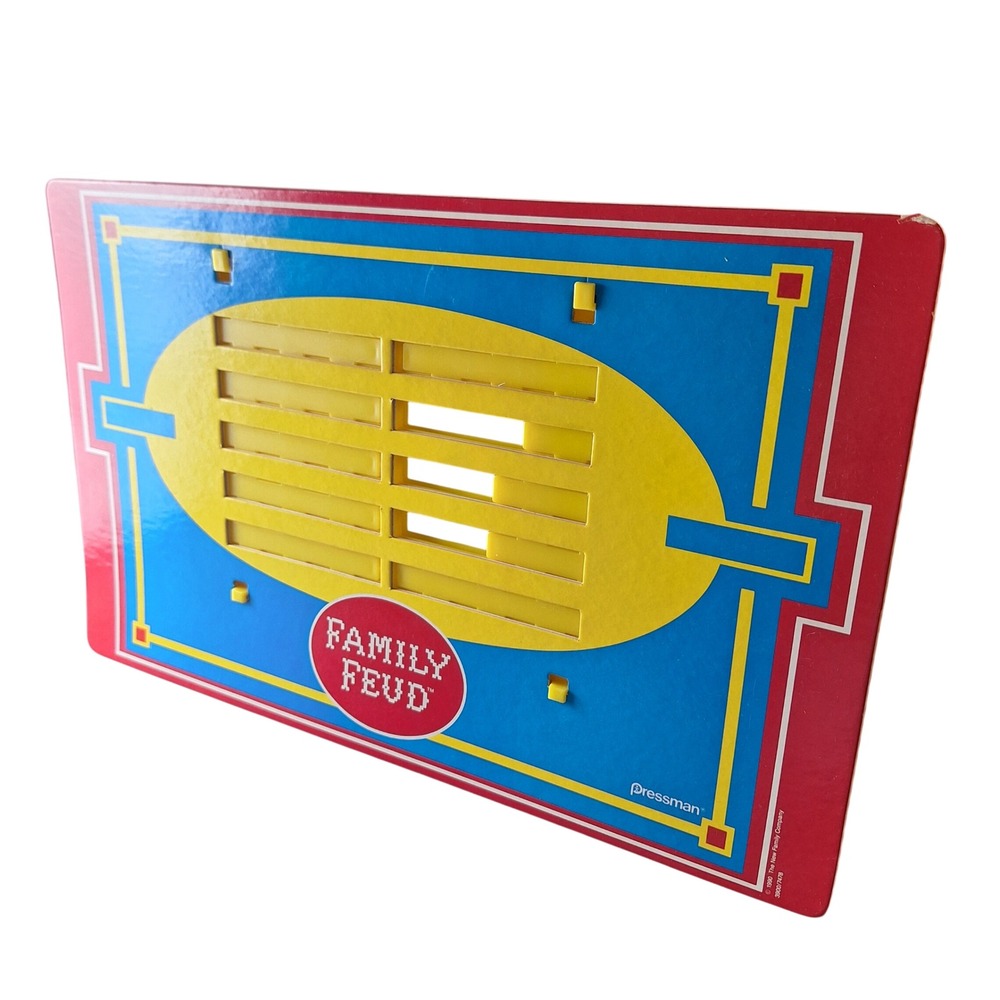 Vintage Pressman Family Feud Game Replacement Parts 1990 Scoreboard Board Stands